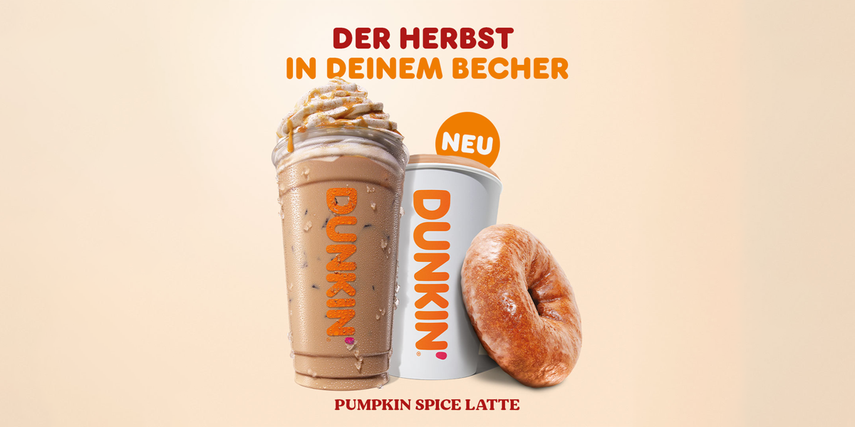 Pumpkin Spice is back! Dunkin' Österreich